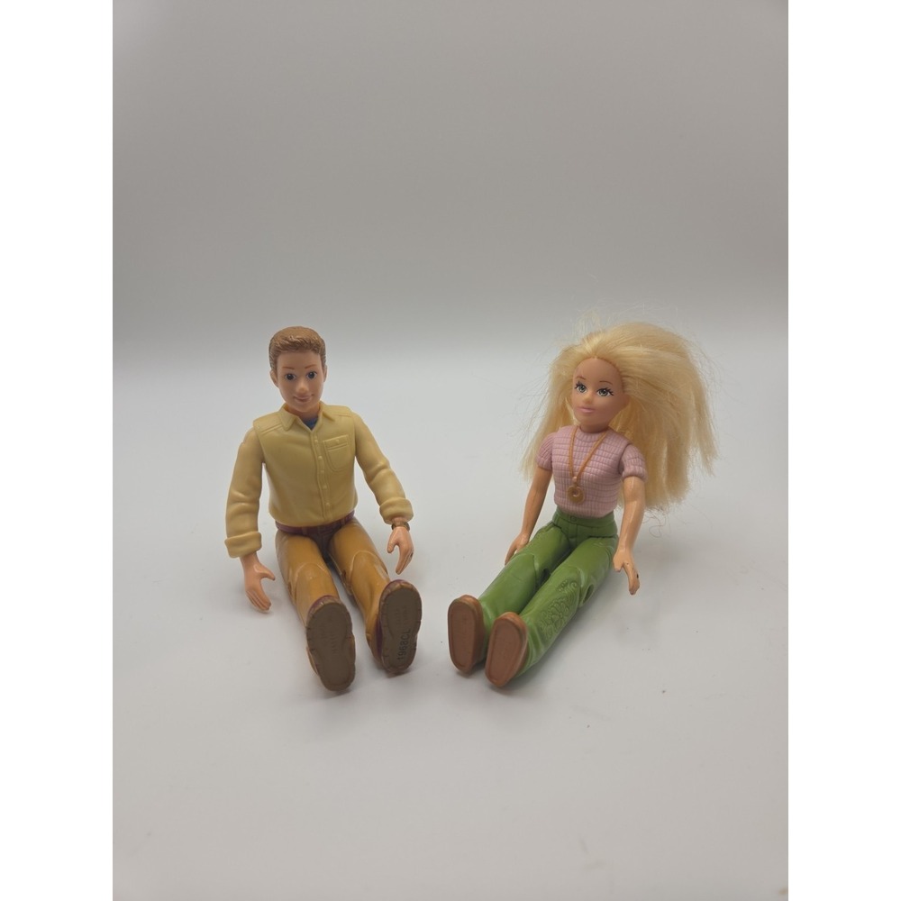 Mattel‎ Dollhouse Fisher Price Loving Family Mom Dad Doll Rooted Blonde Hair